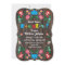 Mexican Fiesta Bridal Shower Flower Folkart Card