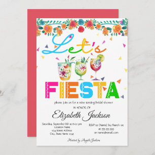 Mexican Fiesta Bridal Shower Invitation