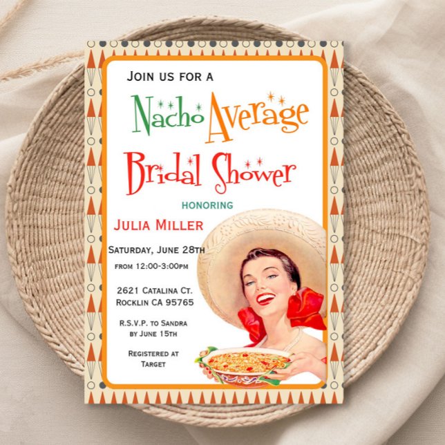 Mexican Fiesta Bridal Shower Invitation (Creator Uploaded)
