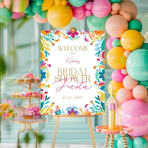 Mexican Fiesta Bridal Shower Welcome Sign