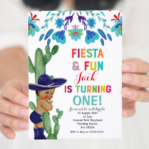 Mexican Fiesta Cinco De Mayo Birthday Party Invitation