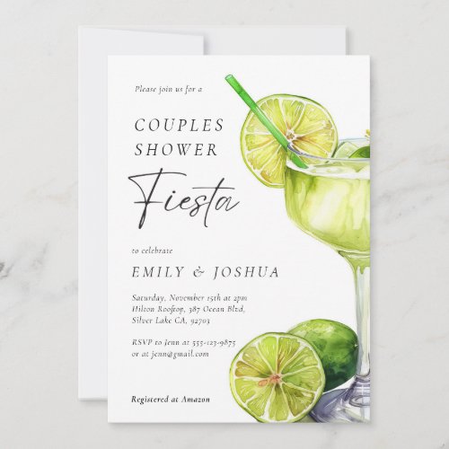 Mexican Fiesta Couples Shower Invitation