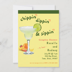 Mexican Fiesta Couples Shower 🎉 Margarita Party Invitation