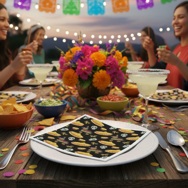 Mexican Fiesta & Día de Muertos  Napkins (Creator Uploaded)