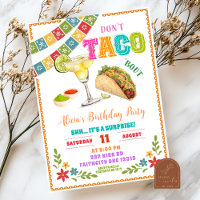 Mexican Fiesta Don't Taco Bout Surprise Birthday