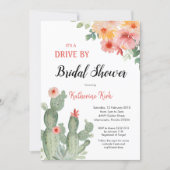 Mexican Fiesta Drive by Bridal Shower Invitation (Front)