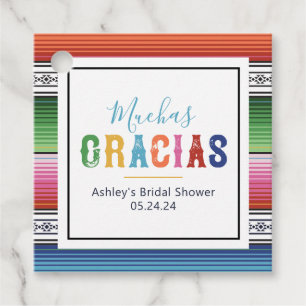 Mexican Fiesta Favor Tag