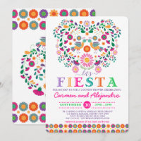 Mexican Fiesta Floral Couples Bridal Shower
