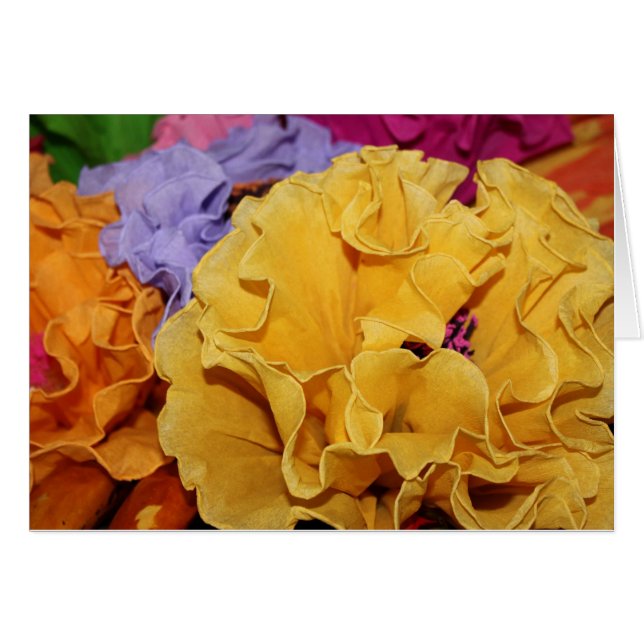 Mexican Fiesta Flower Cards (Front Horizontal)