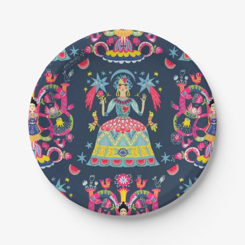 Mexican Fiesta Frida Paper Plates