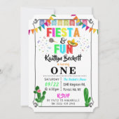 Mexican Fiesta & Fun 1st Birthday Invitation (Front)