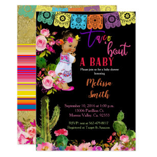 Mexican Fiesta Baby Shower Invitations Zazzle