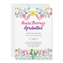 Mexican FIESTA GRADUATION Invitation Folk Art