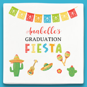 Mexican Fiesta Graduation Party Napkins