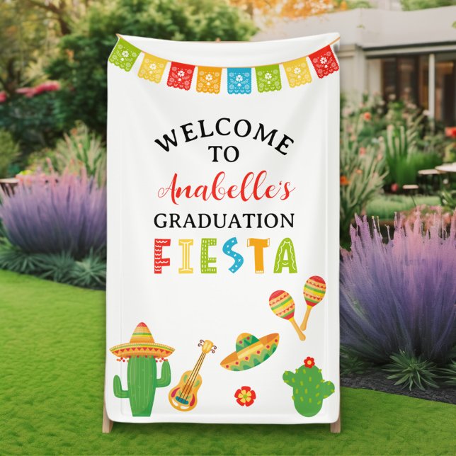 Mexican Fiesta Graduation Party Welcome Banner (Creator Uploaded)