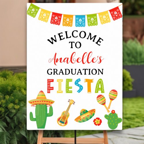 Mexican Fiesta Graduation Party Welcome Sign