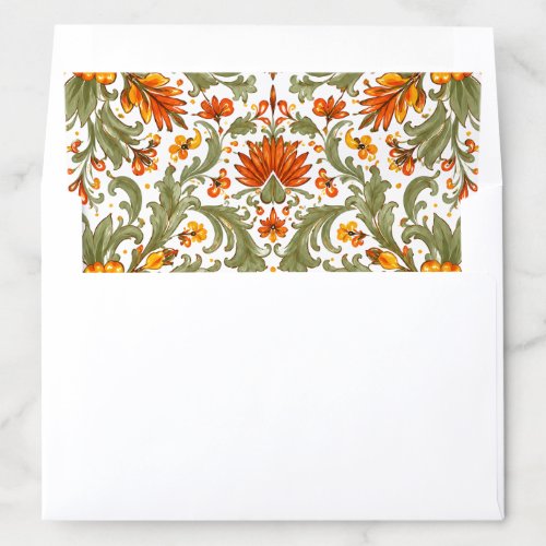 Mexican Fiesta Green Talavera Envelope Liner