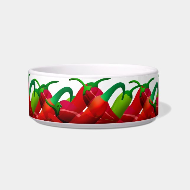 Mexican Fiesta Hot Chili Peppers Bowl (Front)
