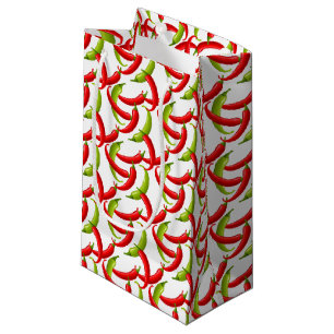 Mexican Fiesta Hot Chili Peppers Small Gift Bag