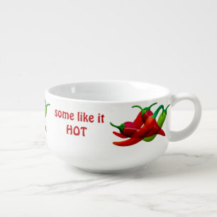 Mexican Fiesta Hot Chili Peppers Some Like It HOT Soup Mug