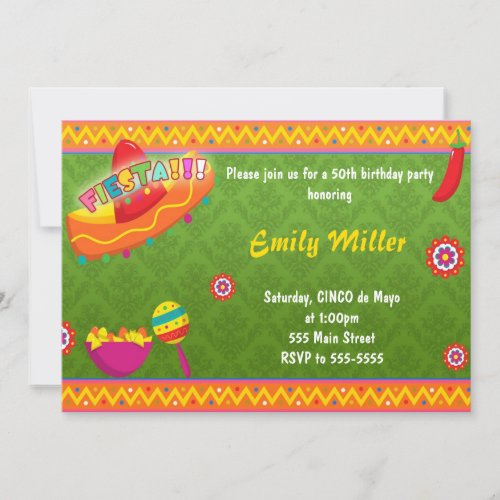Mexican Fiesta Invitation
