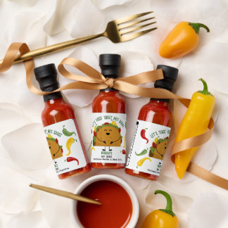 Mexican fiesta let's taco 'bout a baby baby shower hot sauces