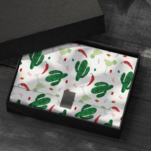 Mexican Fiesta, Margaritas and Chili Peppers Tissue Paper