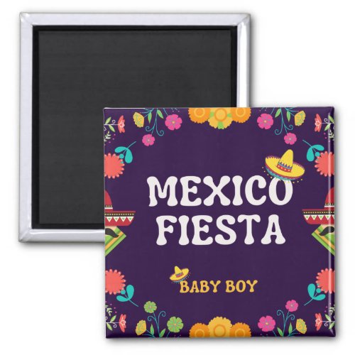 Mexican Fiesta Muchacho Boy Baby Magnet