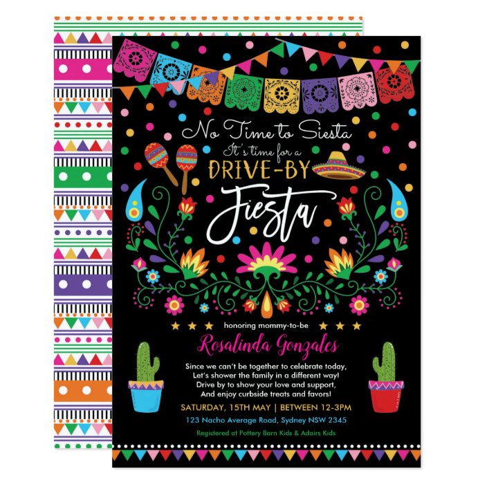 nacho average baby shower invitations