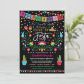 Mexican Fiesta Nacho Average Drive By Baby Shower Invitation (Standing Front)