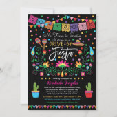 Mexican Fiesta Nacho Average Drive By Baby Shower Invitation (Front)