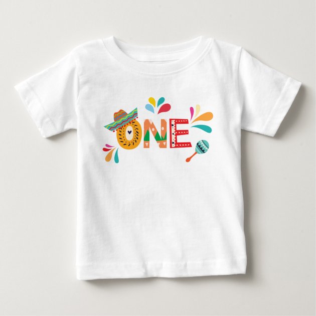 Mexican Fiesta ONE birthday Baby T 