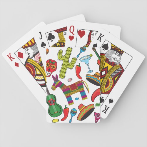 Mexican Fiesta Party Images Playing Cards