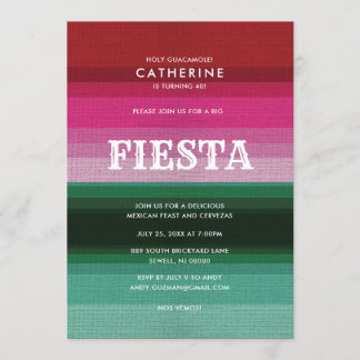Mexican Fiesta Party Invitation