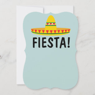 MEXICAN FIESTA PARTY INVITATIONS PERSONALIZE