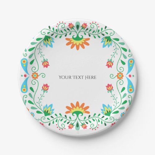 Mexican Fiesta Party Paper Plates