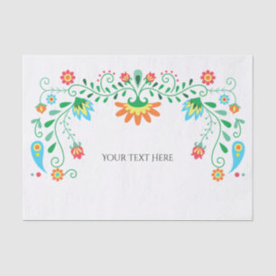 Mexican Fiesta Personalized Tissue Paper
