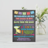 Mexican Fiesta Post Wedding Invitation (Standing Front)