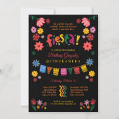 Mexican Fiesta Quinceañera Invitation (Front)