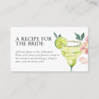 Mexican Fiesta Recipe Request Bridal Shower