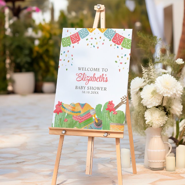 Mexican Fiesta Taco 'Bout A Baby Baby Shower  Foam Board (Mexican Fiesta Taco 'Bout A Baby Baby Shower Foam Board)