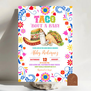 Mexican Fiesta Taco bout a baby baby shower Invitation