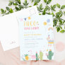Mexican Fiesta Taco Bout A Baby Couple's Shower Invitation Postcard