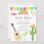 Mexican Fiesta Taco 'bout Love Bridal Shower Invitation (Front)