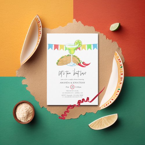 Mexican Fiesta Taco bout Love Couples Shower Invitation