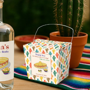 Mexican Fiesta Thank You Gift  Favor Boxes