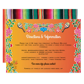 Top 10 Mexican Themed Destination Wedding Invitations Mexican Embroidery Colorful Wedding Invitation