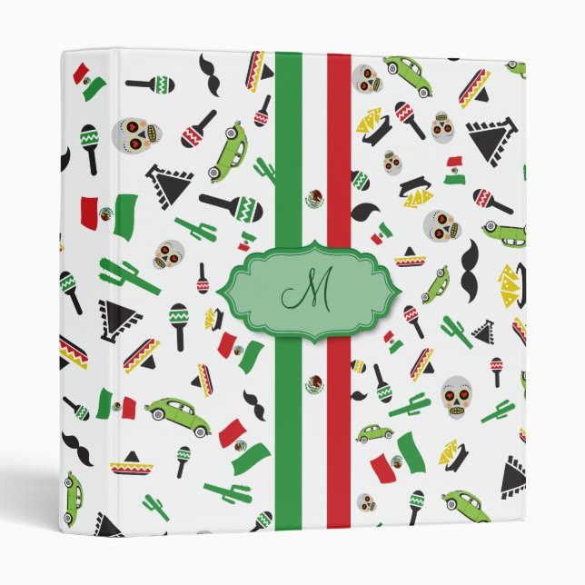 Mexican Fiesta - what Mexico is famous for Binder (Front/Spine)