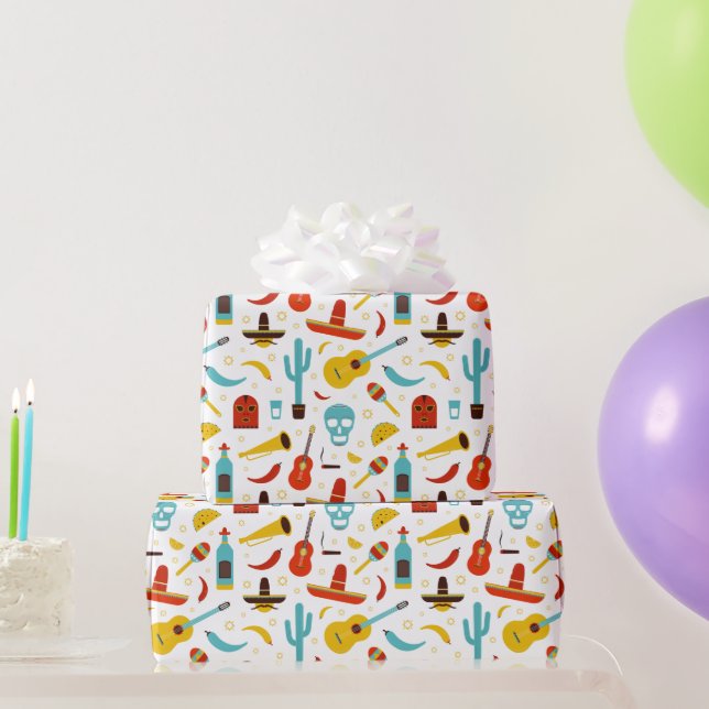 Mexican Fiesta Wrapping Paper (Party Gifts)