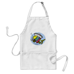 Mexican Fish in a circle Adult Apron